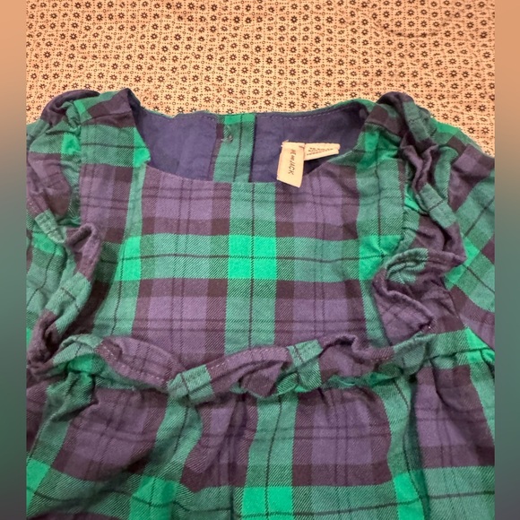 BABY PLAID RUFFLE ROMPER - Picture 2 of 11